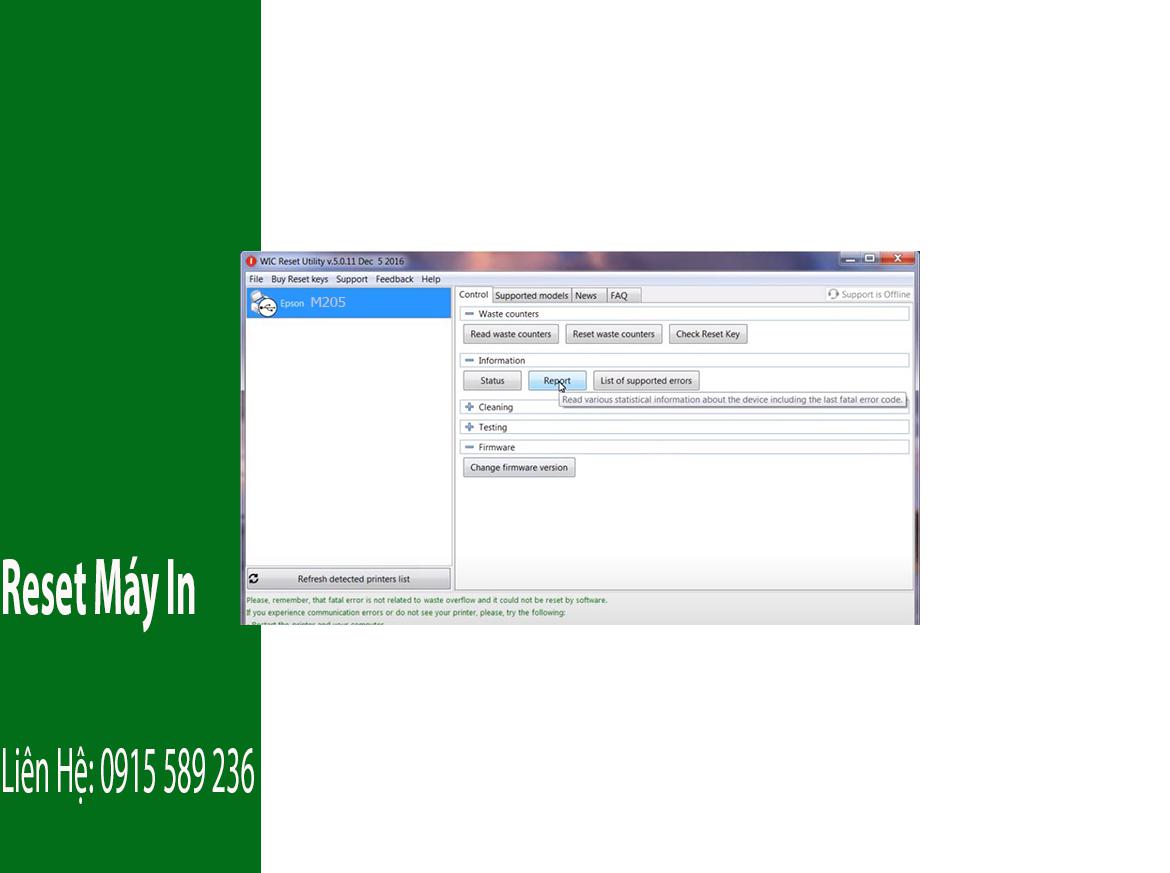 Key Firmware May In Epson M205 Step 11